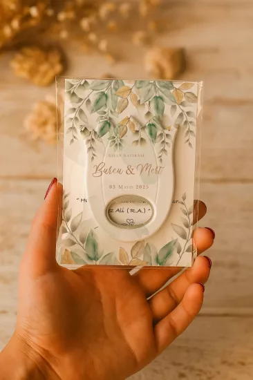 Kişiye Özel Lale Açacak Magnet | Söz, Nişan, Nikah, Düğün Hatırası