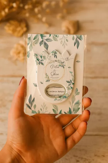 Kişiye Özel Lale Açacak Magnet | Söz, Nişan, Nikah, Düğün Hatırası