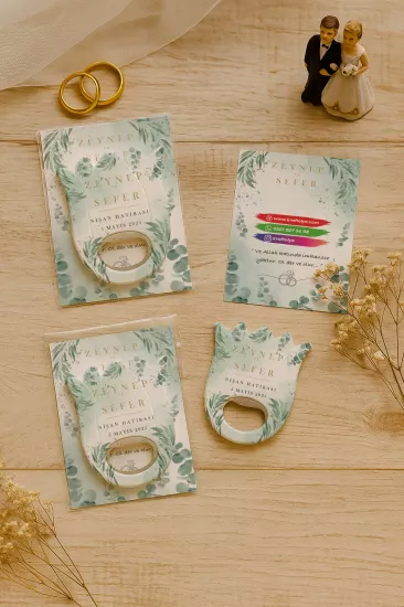 Kişiye Özel Lale Açacak Magnet | Söz, Nişan, Nikah, Düğün Hatırası