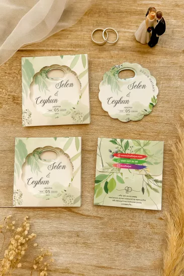 Kutulu Papatya Bardak Altlığı Açacak Magnet – Düğün Hediyeliği