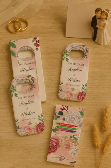 Kutulu Uzun Açacak Magnet – Söz, Nişan, Kına, Nikah, Düğün Hediyelikleri