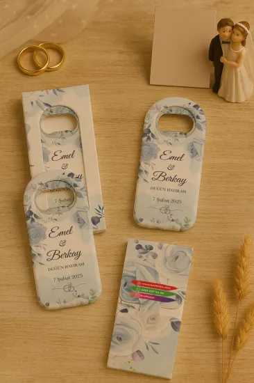 Kutulu Uzun Açacak Magnet – Söz, Nişan, Kına, Nikah, Düğün Hediyelikleri