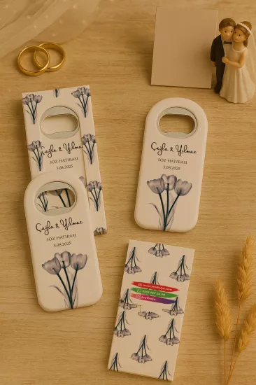 Kutulu Uzun Açacak Magnet – Söz, Nişan, Kına, Nikah, Düğün Hediyelikleri