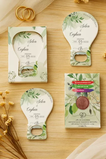 Söz Nişan Nikah Düğün Hediyeliği Mühürlü Kutulu Balon Açacak Magnet