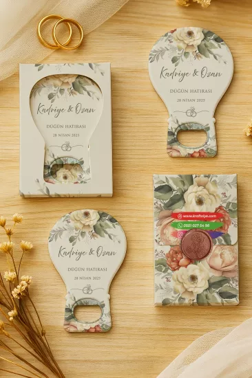 Söz Nişan Nikah Düğün Hediyeliği Mühürlü Kutulu Balon Açacak Magnet