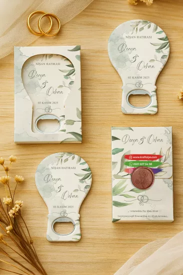 Söz Nişan Nikah Düğün Hediyeliği Mühürlü Kutulu Balon Açacak Magnet
