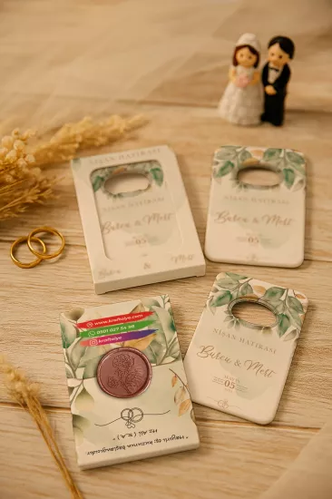 Mühürlü Kutulu Açacak Magnet | Söz, Nişan, Kına, Nikah ve Düğün Hediyelikleri