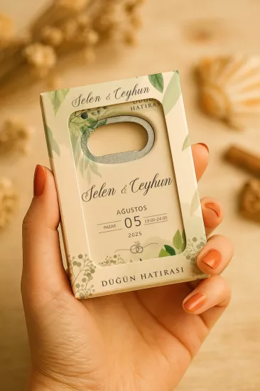 Mühürlü Kutulu Açacak Magnet | Söz, Nişan, Kına, Nikah ve Düğün Hediyelikleri