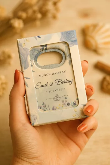 Mühürlü Kutulu Açacak Magnet | Söz, Nişan, Kına, Nikah ve Düğün Hediyelikleri
