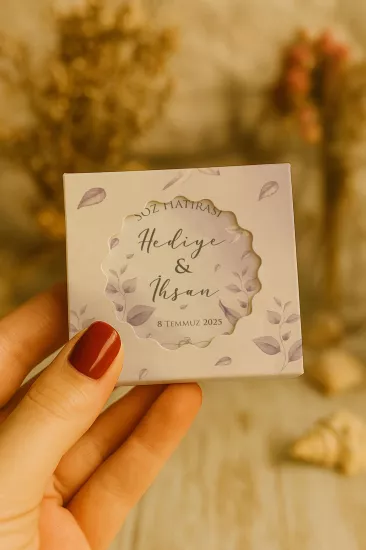 Mühürlü Kutulu Kapak Açacak Magnet – Söz, Nişan, Kına, Nikah, Düğün Hediyelik