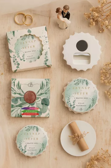 Mühürlü Kutulu Kapak Açacak Magnet – Söz, Nişan, Kına, Nikah, Düğün Hediyelik