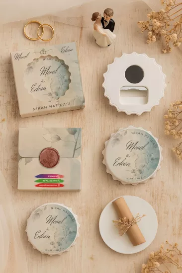 Mühürlü Kutulu Kapak Açacak Magnet – Söz, Nişan, Kına, Nikah, Düğün Hediyelik