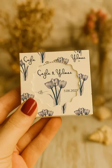 Mühürlü Kutulu Kapak Açacak Magnet – Söz, Nişan, Kına, Nikah, Düğün Hediyelik