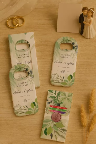 Mühürlü Kutulu Uzun Açacak Magnet – Söz, Nişan, Kına, Nikah, Düğün Hediyelikleri