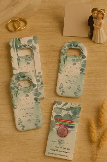 Mühürlü Kutulu Uzun Açacak Magnet – Söz, Nişan, Kına, Nikah, Düğün Hediyelikleri