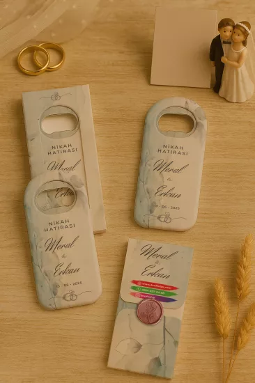 Mühürlü Kutulu Uzun Açacak Magnet – Söz, Nişan, Kına, Nikah, Düğün Hediyelikleri