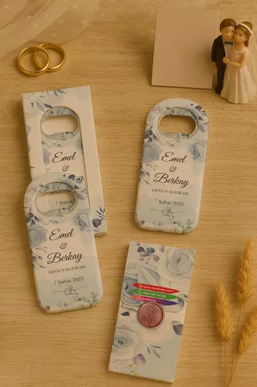 Mühürlü Kutulu Uzun Açacak Magnet – Söz, Nişan, Kına, Nikah, Düğün Hediyelikleri