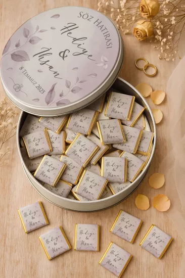 Kişiye Özel Düğün Çikolataları | Söz – Nişan – Kına – Nikah – Düğün Hediyesi