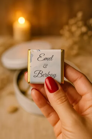 Kişiye Özel Düğün Çikolataları | Söz – Nişan – Kına – Nikah – Düğün Hediyesi