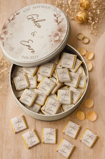 Kişiye Özel Düğün Çikolataları | Söz – Nişan – Kına – Nikah – Düğün Hediyesi