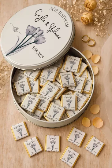 Kişiye Özel Düğün Çikolataları | Söz – Nişan – Kına – Nikah – Düğün Hediyesi