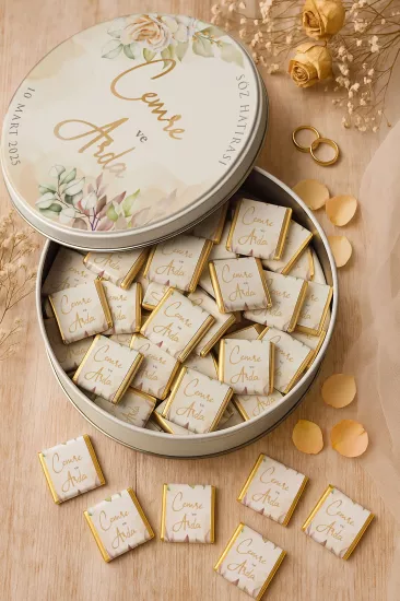 Kişiye Özel Düğün Çikolataları | Söz – Nişan – Kına – Nikah – Düğün Hediyesi