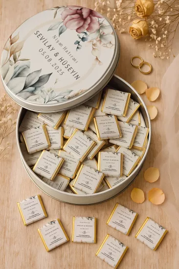 Kişiye Özel Düğün Çikolataları | Söz – Nişan – Kına – Nikah – Düğün Hediyesi