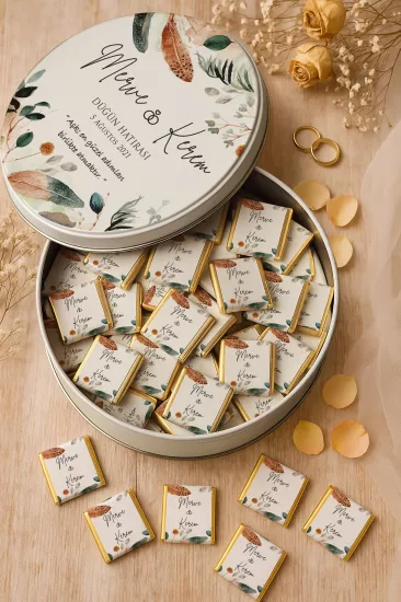 Kişiye Özel Düğün Çikolataları | Söz – Nişan – Kına – Nikah – Düğün Hediyesi