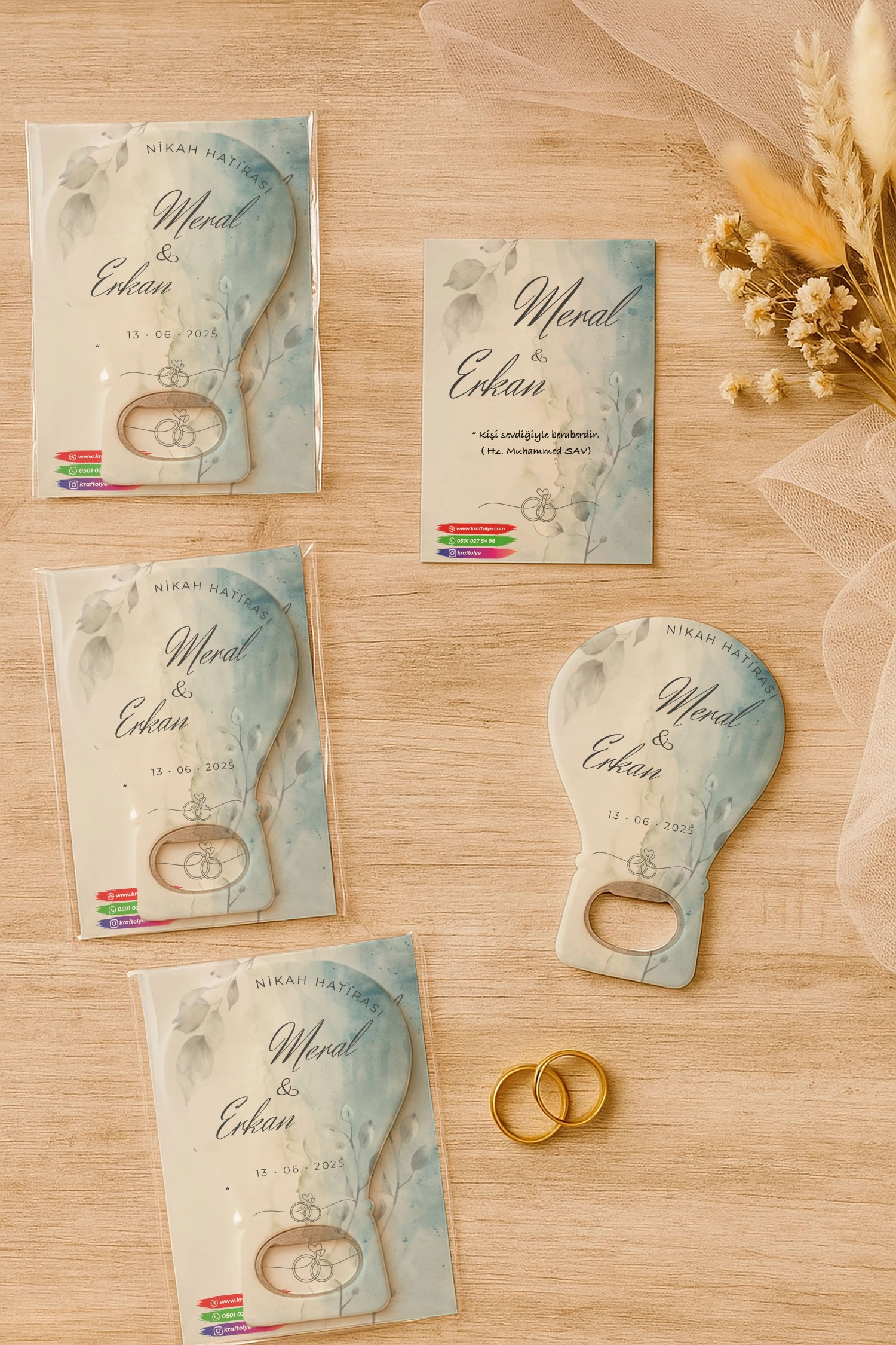 Söz Nişan Kına Nikah Düğün Hatırası Kartlı Balon Açacak Magnet