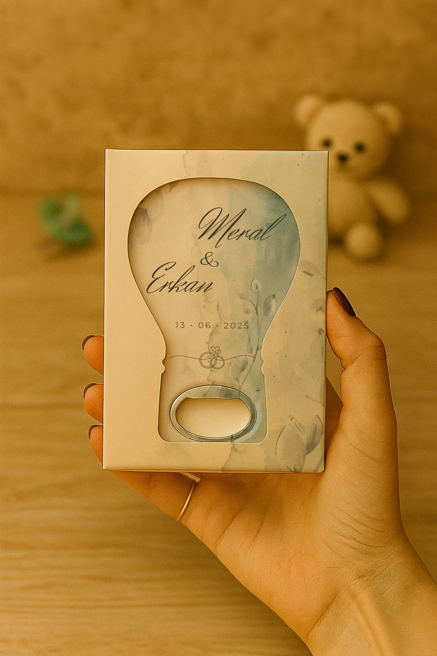 Söz Nişan Kına Nikah Düğün Hatırası Mühürlü Balon Açacak Magnet