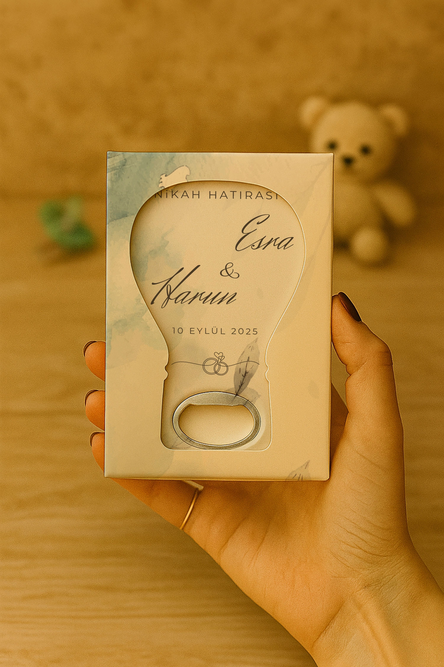 Söz Nişan Kına Nikah Düğün Hatırası Mühürlü Balon Açacak Magnet