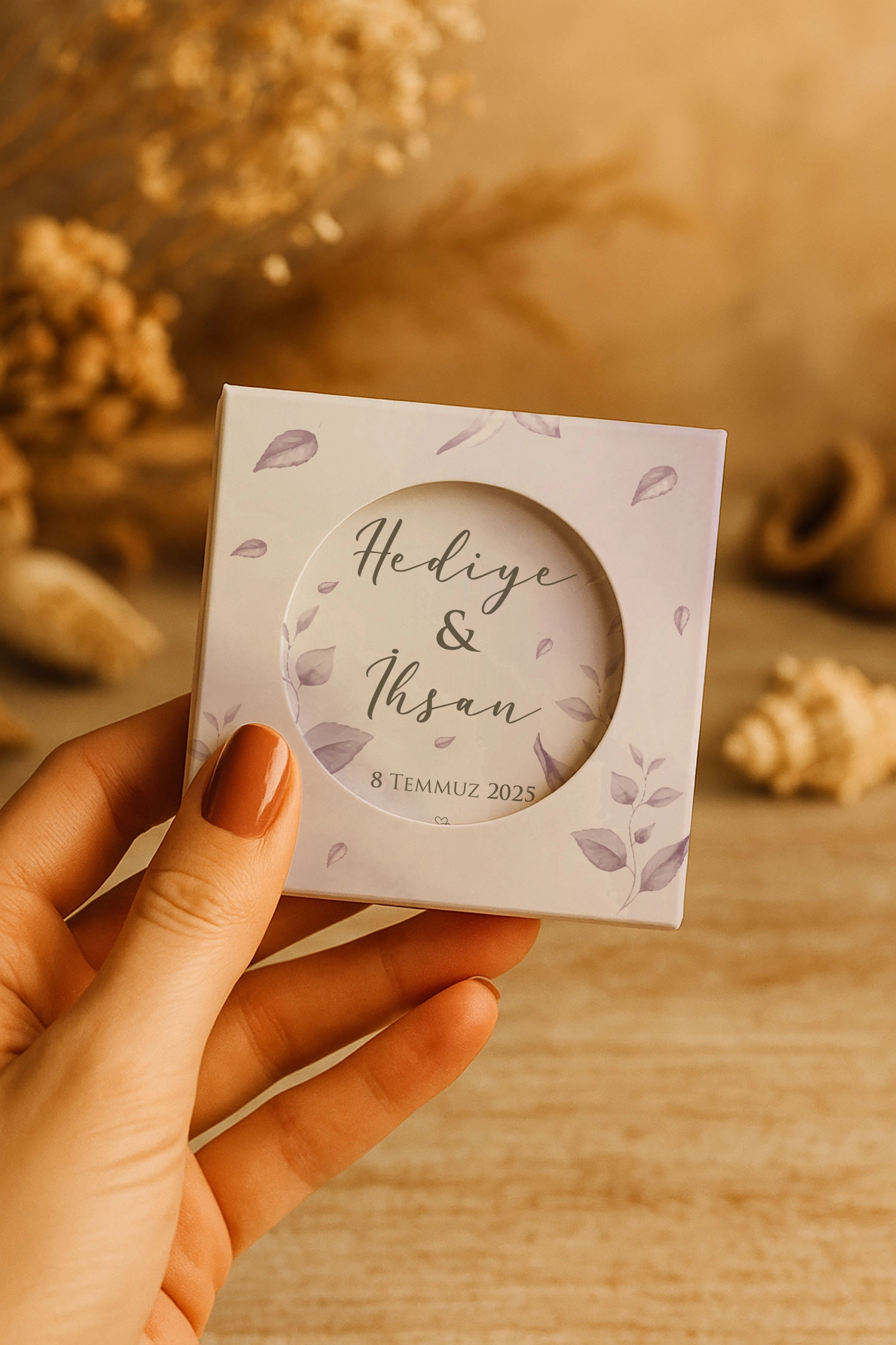 Söz Nişan Kına Nikah Düğün Hatırası Mühürlü Metal Açacak Magnet