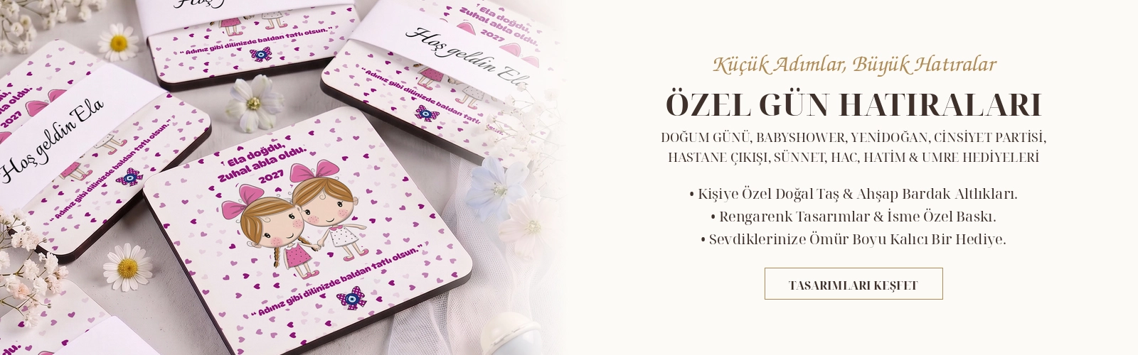 Sargılı Bardak Atllığı Ahşap Bebek
